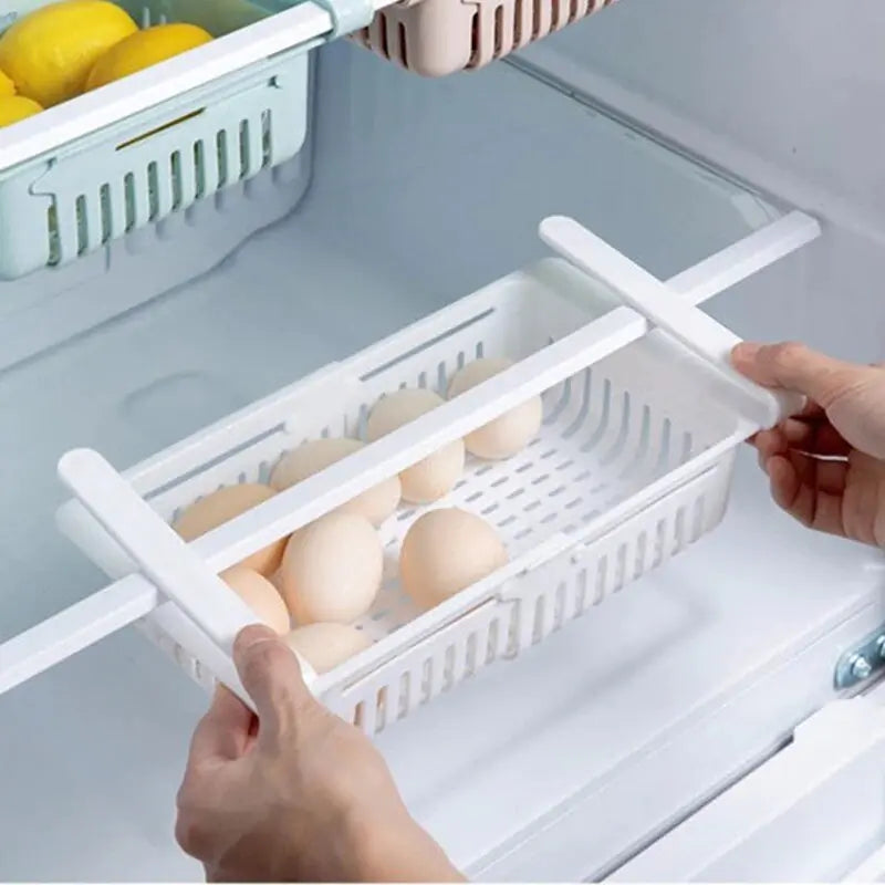 Refrigera 2-Lagen Schubladen-Typ Stapelbarer Transparenter Kunststoff Eierhalter