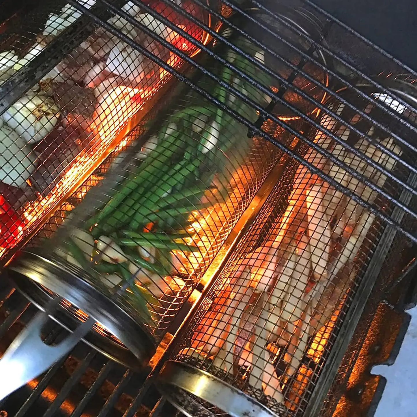 Runder Rotisserie-Korb