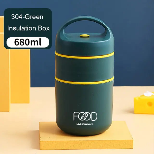 Edelstahl Vakuum Thermos Lunchbox